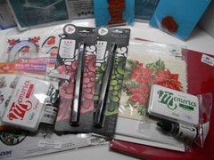 Huge Lot of Paper Crafts Christmas Stamps Decopague Stickers Tri Blend All NIP