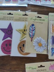 HUGE LOT of Stickers, Iron On, transfers Craft Lot w/12″x9″ Zippered storage bag