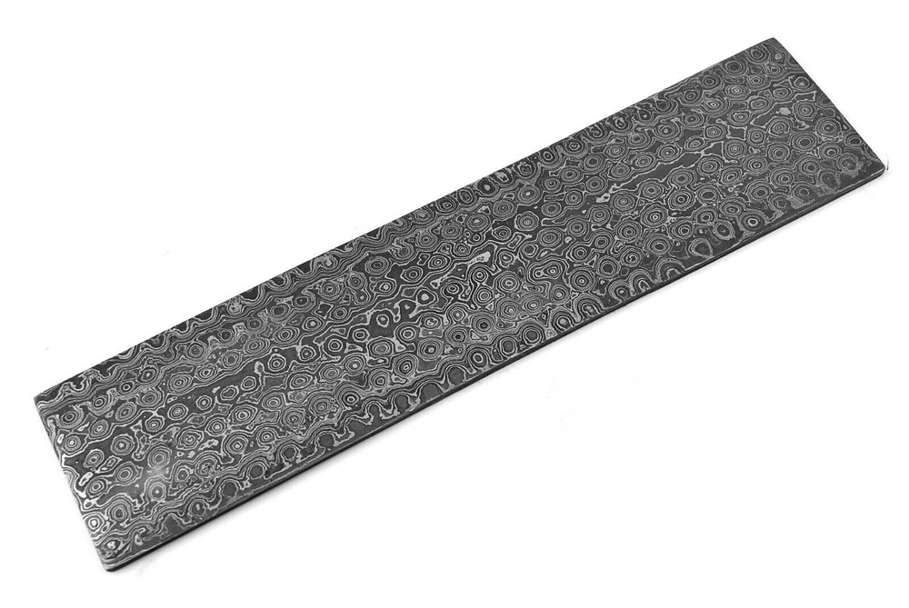 CUSTOM HANDMADE FORGED RAIN DROP DAMASCUS STEE BILLET BAR FOR MAKING KNIFE