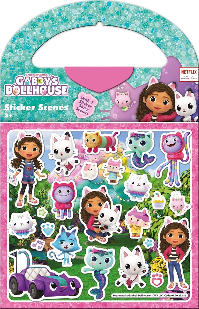 01.70.29.016 Gabby’s Dollhouse Activity Set | Includes 6 Scenes and Around 50…