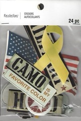 Military Armed Forces Sticker Pack Recollections Scrapbook Memory Book Craft New