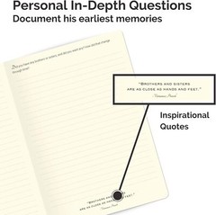 Piccadilly Your Father’s Story | Guided Family Journal | Inspirational Quotes &