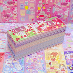 100pcs Kawaii Stickers Cute Aesthetic Diary Scrapbook Decoration Set – NEW