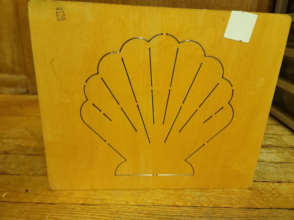 Shell #1 AccuCut Die Block Frame Model S1340J 1999 VTG crafts Project Beach