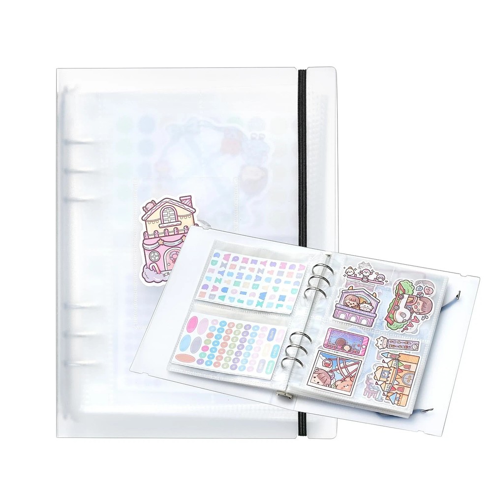 1pcs A5 Sticker storage Album,sticker organization Collecting Book Binder sle…