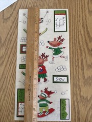 Reindeer Winter Sports Sticker ROLL Daisy D’s Scrapbook Stickers Ski, Holiday