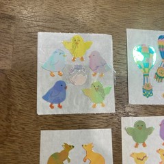 80s Stickers Vintage Pearlized Shiny Lot Of Sandylion Mods Of Farm Animals
