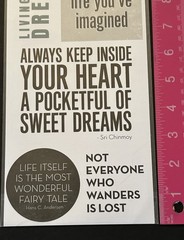 New Mambi Sticks DREAM Stickers LIVING THE DREAM WONDERFUL FAIRY TALE