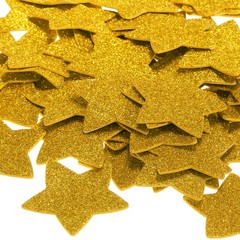 2.2″x2.2″ Star Foam Stickers, 120Pcs EVA Glitters Foam Shape Sticker, Golden