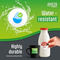 WATERPROOF VINYL STICKER PAPER – 25 SHEETS FOR INDOOR & OUTDOOR USE