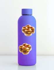Burger Sliders Die Cut Vinyl Stickers Set Scrapbooking Laptop Waterbottle