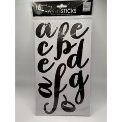 Me & My Big Ideas mambiSTICKS Celebrate Black Script Letter Stickers 10 Sheets