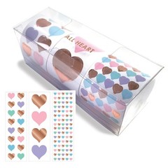 Mrs. Grossman 3 Rolls of Hearts ~SPREAD THE LOVE~ 175 Heart Stickers~3 Sizes~NEW
