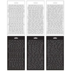 Tim Holtz ~ CHITCHAT ~ Verbiages ~ Idea-ology Word Stickers
