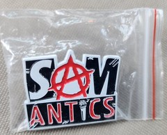 Vintage Samantics Podcast Swag Stickers & Pinback Button NICE Advertising Lot