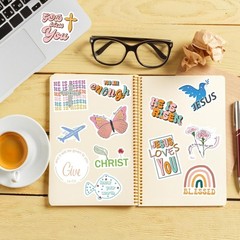 120 Christian Inspirational Stickers Diverse Bible Verse Collection