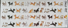 SUZY’S ZOO «CATS» SCRAPBOOK BORDER STICKER #9903