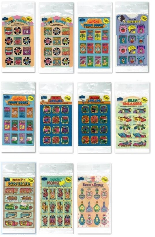 Choose One – Vintage Scratch & Sniff Package Stickers Sticker Store Plymouth