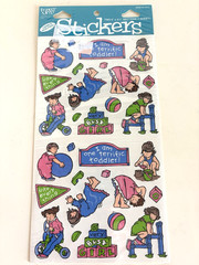 NIP vintage FRANCES MEYER TODDLER GIRL little girl activities stickers scrapbook