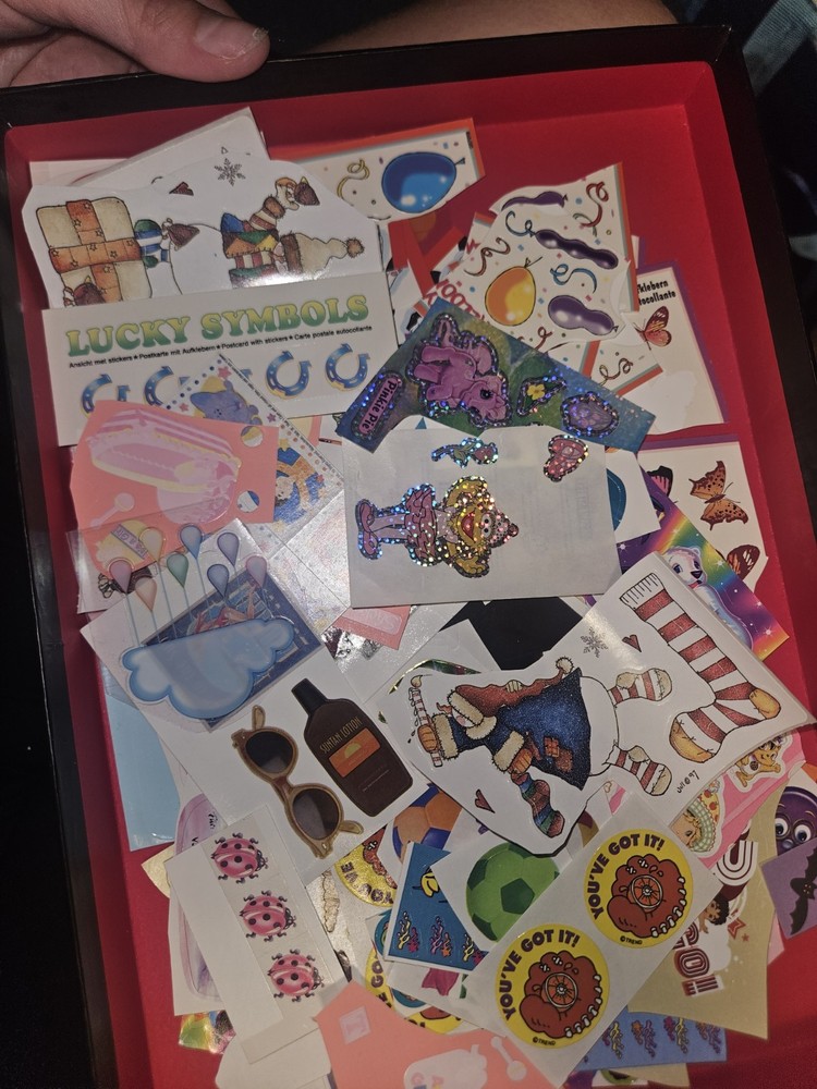 Vintage Stickers Mystery Grab Bag (15 Count)