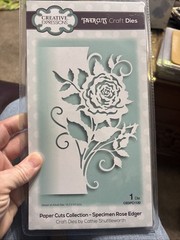 Creative Expressions Metal Die PAPER CUTS Specimen Rose Edger CEDPC1120