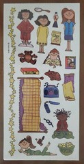 Provo Craft Scrapbooking Stickers by Leere Aldrich, SLEEP OVER, large sheet