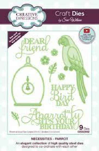 Creative Expressions Metal Cutting Dies NECESSITIES – PARROT