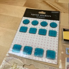 Scrapbook Stickers Mixed Brands Epoxy Handmade Wrights Craft Essential, Lot of 8
