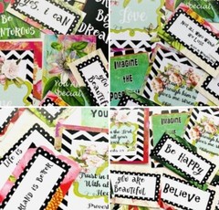 Words & Quotes for Scrapbook Pages Junk Journals Greeting Card 30 Quotes Kit #2W