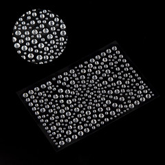325Pcs Clear Rhinestone Stickers,Self Adhesive Bling Gems Embellishment Stickers