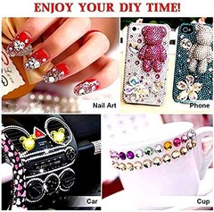 4536 Self-Adhesive Rhinestone Stickers for Kids DIY Crafts, Nail Art & Scrapbook