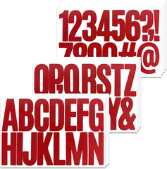3 Inch Vinyl Letter Stickers – 144 Pieces Large Waterproof Sticky Stick on Alpha
