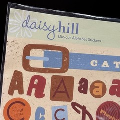 Daisy Hill Cats Rule Alphabet Scrapbooking Stickers 146 Pieces 904781 Vtg New