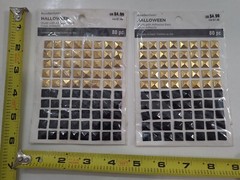 Gemstone Studs Bling Stickers 1/2 carat Diamond Mix Lot of 8 Packs Art Craft