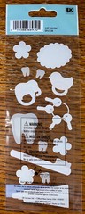 RARE Jolees Baby’s 1st Teeth Tooth Paste Brush Toys Keys Toddler Infant Stickers