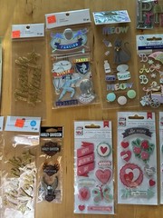 Scrapbook 3 D Stickers Lot Jolee’s Soft Spoken Recollections K & Co More New