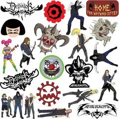 METALOCALYPSE DETHKLOK VARIETY DIE CUT VINYL 50 CT STICKER PACK