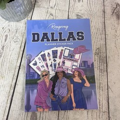 Rongrong DALLAS TX Planner Sticker Pack Texas Sealed New