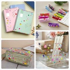 Self Adhesive Rhinestone Gem Stickers Acrylic Crystal Craft Decor Kit 2774PCS