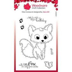 Woodware Craft Clear Stamp – FUZZY FRIENDS – FREDDY FOX