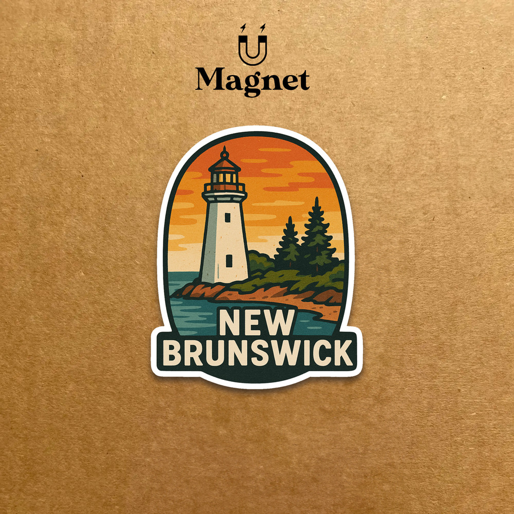 New Brunswick Magnet | Travel Magnet | Fridge Magnet (NB01)