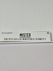 NEW 49 And Market Mister 36 Sheets Alphabet Rub Ons Black Letters Numbers Extras