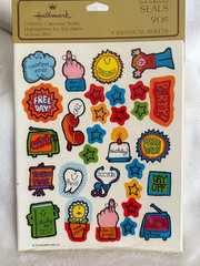 New Sealed Vintage 1979 Hallmark All Occasion Calendar Reminder Stickers