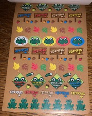 Darcie Summer Camp Camo Camping Hiking Fire Canoeing Sticker Book 286 Pcs 6 Shts