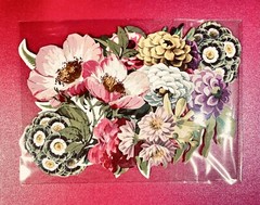 Anna Griffin’s Latest Bday Celebrations 3D Stickers 36 PCS of Flowers & Layers