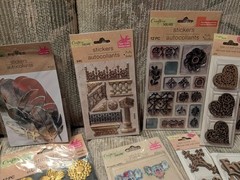 Huge Scrapbook Embellishment Lot Stickers Craft Supplies New