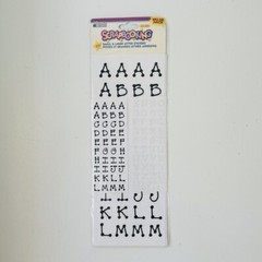 Memories Forever Scrapbooking Lollipop Letter Stickers