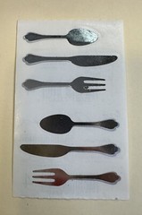 Mrs. Grossman stickers- You Choose -Food Kitchen Cooking Eating Utensils Flowers