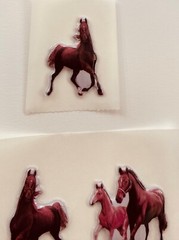 Mxd Horse Bull Wild West Cowboy Themed Puffy Stickers Western Town SALOON Lot
