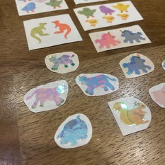 80s Stickers Vintage Pearlized Shiny Lot Of Sandylion Mods Of Farm Animals